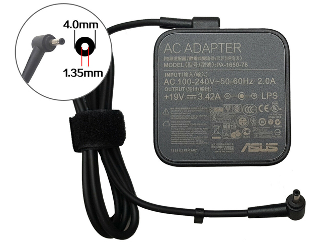 Asus 19V 3.42A 65W Tip:4.0*1.35mm Power Supply Adapter Charger