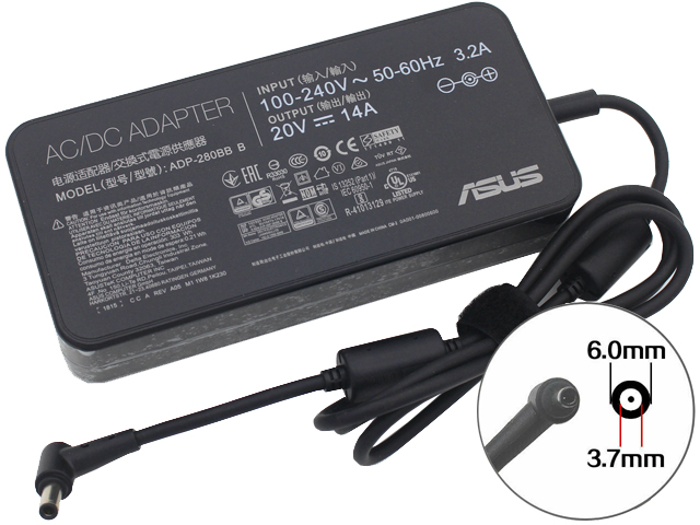 Asus ROG Mothership GZ700GX-LOU15R Power Supply Adapter Charger