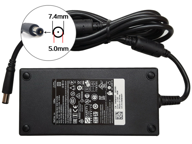 Dell 19.5V 9.23A 180W Tip:7.4*5.0mm Power Supply Adapter Charger