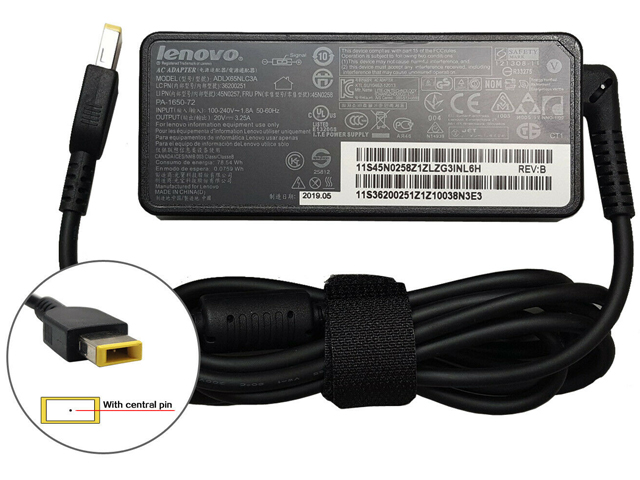 Lenovo ADLX65SDC2A Power Supply Adapter Charger