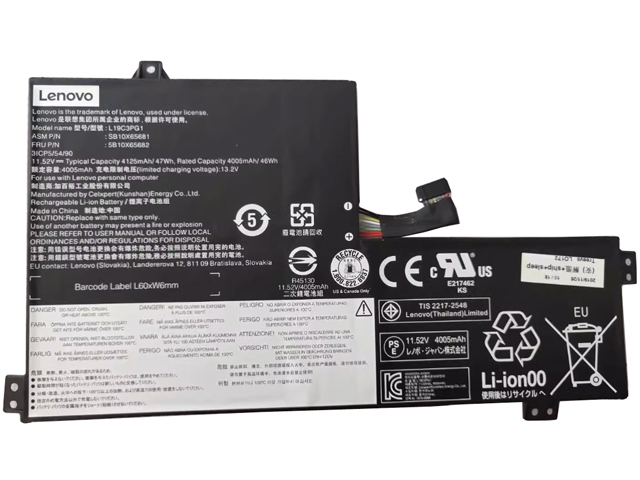 Lenovo L19C3PG1 Laptop Battery